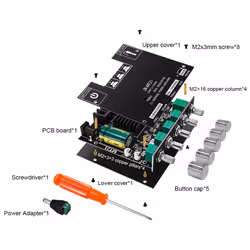 -MT21 Digital Power Amplifier Board 50Wx2+100W 2.1 Channel AUX