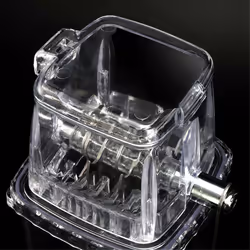 Household Manual Ice Crusher Hand Shaved Ice Machine, Transparent