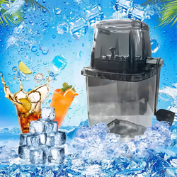 Household Manual Ice Crusher Hand Shaved Ice Machine, Transparent
