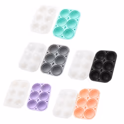 5PCS Egg Molds Silicone Egg Bite Molds Jello Egg Molds