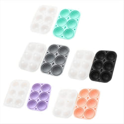 5PCS Egg Molds Silicone Egg Bite Molds Jello Egg Molds