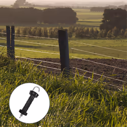 10 PCS Gate Handle for Electric Fence, Insulated Spring Tension