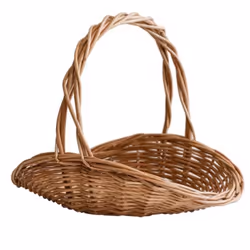 Picnic Basket Easter Candy Wedding Flower Girl Fast Food Basket