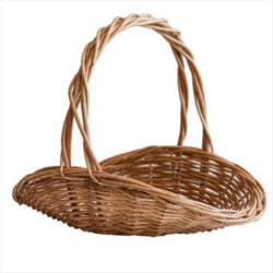 Picnic Basket Easter Candy Wedding Flower Girl Fast Food Basket
