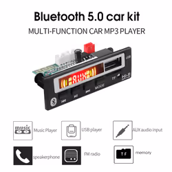 12V Bluetooth 5.0 MP3 Player Wireless Receiver MP3 Decoder Board