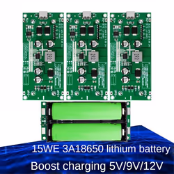 Type-C 15W 3A 18650 Lithium Battery Charger Module DC-DC Booster 5V