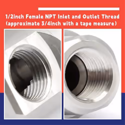 Hose Reel Swivel,5024-Ni-AL FXF Heavy Duty Steel Hose Reel Swivel