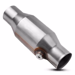 2Pcs 2.5inch Spun Universal Catalytic Converter 425250 Exhaust