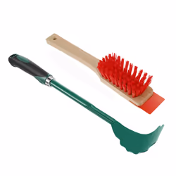 Mower Deck Scraper with Long Handle, Lawn Mower Deck Cleaner Tool