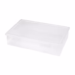 File Organizer Transparent Square Storage Box A4 Storage Box,L