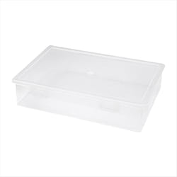 File Organizer Transparent Square Storage Box A4 Storage Box,L