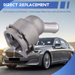 For Turbocharger Water Pipe Joint Aluminum Alloy