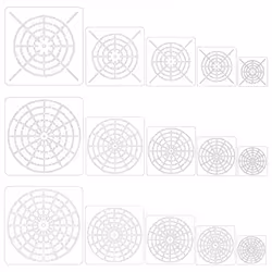 15 Pieces Mandala Dot Painting Tool Stencils Set