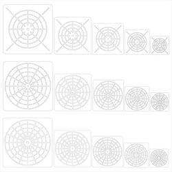15 Pieces Mandala Dot Painting Tool Stencils Set