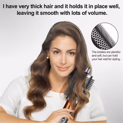 for Large & Small Round Volumizing Brush Gray+Gold