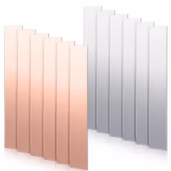 12 Pcs Pure Copper Zinc Anode Sheet 99.9% 0.04 x 0.98 x 5.98 Inch