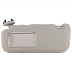 Car Interior Sun Visor With Mirror Sun Shade Left Driver Side Gray