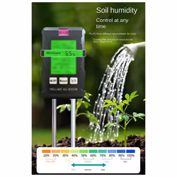6 In 1 Soil PH Meter Tester Soil Tester PH Moisture Meter