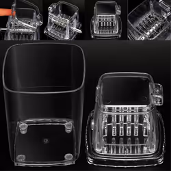 Ice Crusher Manual Rotary Ice Crusher Cocktails Machine Home A