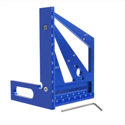 Multi-Angle 3D Measuring Ruler,Wood Carpenter Crafting Color: Blue