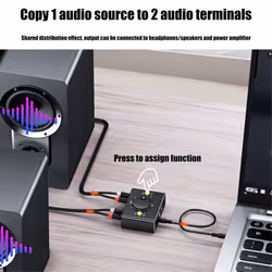 3.5mm to Audio Switcher bidrectional Switcher