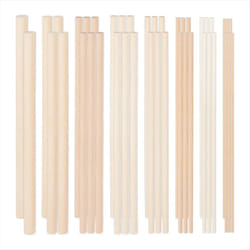 Wooden Dowels Various Sizes Round Dowel Rods Beech Wood Sticks Kit