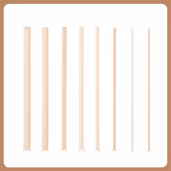 Wooden Dowels Various Sizes Round Dowel Rods Beech Wood Sticks Kit