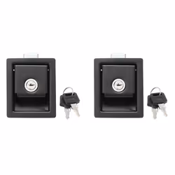 2pcs Rv Car Paddle Entry Door Lock Latch