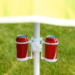 Beach Umbrella Cup Holder Leak-Proof Water Tray Drinks Holder