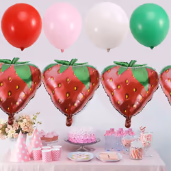Strawberry Balloon Garland Arch Kit
