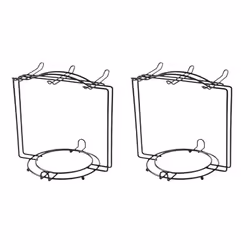 Coffee & Tea Cup Storage Rack Mug Hanging Display Rack Drinkware Rack