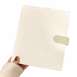 A5 Binder Photocard Holder Photo Album Cards Storage White & Green