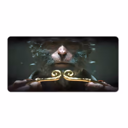 Black Myth Gaming Mouse Pad - Large Desk Mat
