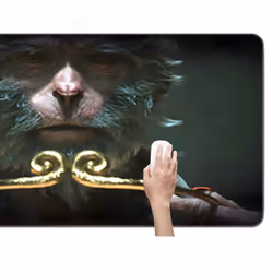 Black Myth Gaming Mouse Pad - Large Desk Mat