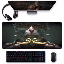 Black Myth Gaming Mouse Pad - Large Desk Mat