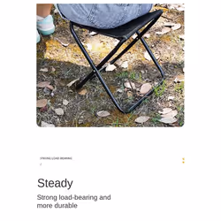 Outdoor Folding Stool Portable Stool Extra Large