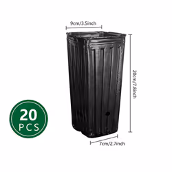 Tall Seedling Flower Plant Container Pots for Indoor Outdoor Garden
