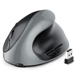 Wireless USB 2.4G for Computer Laptop Gaming Mouse Silver Gray