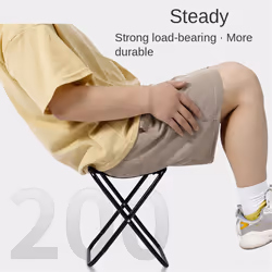 Outdoor Folding Stool Portable Stool Large