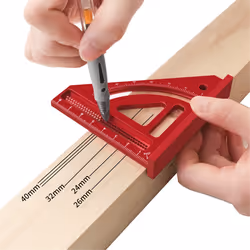 Multi Angle Measuring Ruler,Woodworking Square Protractor