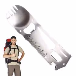 Outdoor Survival Tools 9 in 1 Camping Multi-Functional Practical Fork