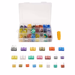 1Box/300Pcs Car Mini Fuse Kit 2A 3A 5A 7.5A 10A Fuse with Clip
