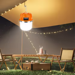 LED Camping Lights BBQ Tents Hanging Lantern Emergency Power Bank