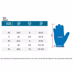 3mm Wetsuit Gloves Thermal Anti Slip Neoprene Scuba Diving Gloves L
