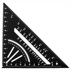 Carpenter Square,7inch T Square Multi-Purpose Carpenter Tools, black
