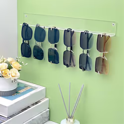 Sunglasses Rack Wall Clear Acrylic Eyewear Display Transparent