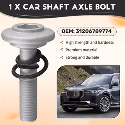 1Pcs 31206789774 Front Rear Drive Shaft Axle Bolt Fits for