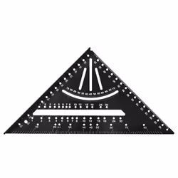 Woodworking triangle ruler special right angle ruler black
