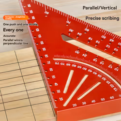 Woodworking triangle ruler special right angle ruler black