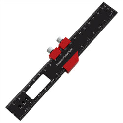 Woodworking Precision Pocket Ruler Aluminum Alloy Slide Ruler 200mm